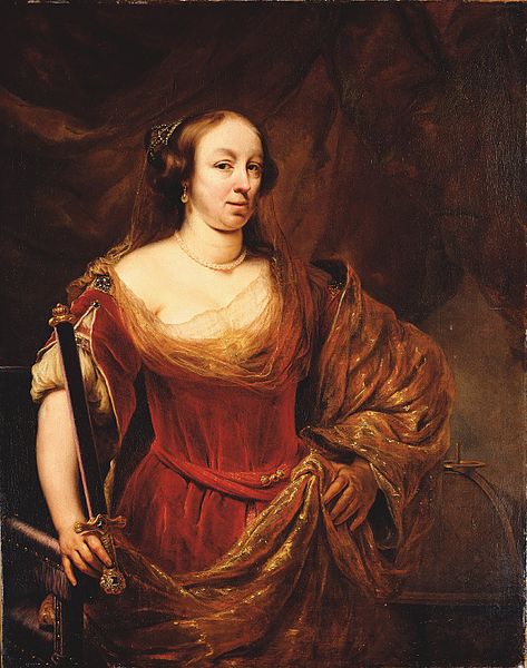 Portrait of Louise Marie Gonzaga de Nevers